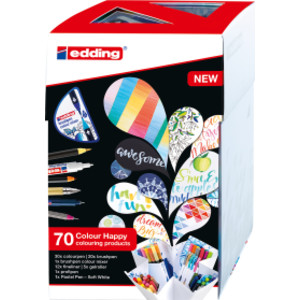 Colour Happy Big Box, Assorted Colors, Mixed Coloring Set of 70