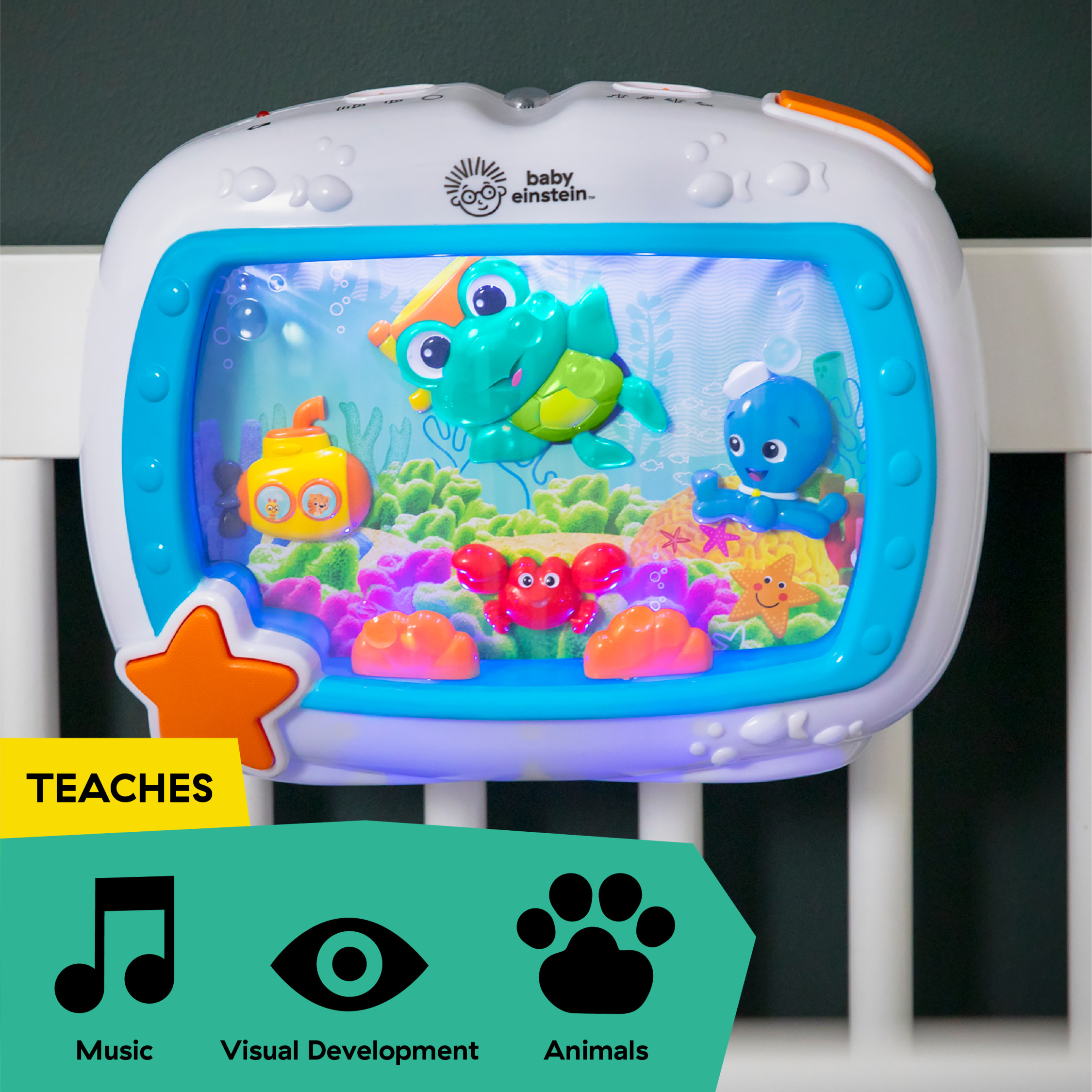 Baby Einstein Sea Dreams Soother Musical Crib Toy and Sound Machine - Picture 7 of 14