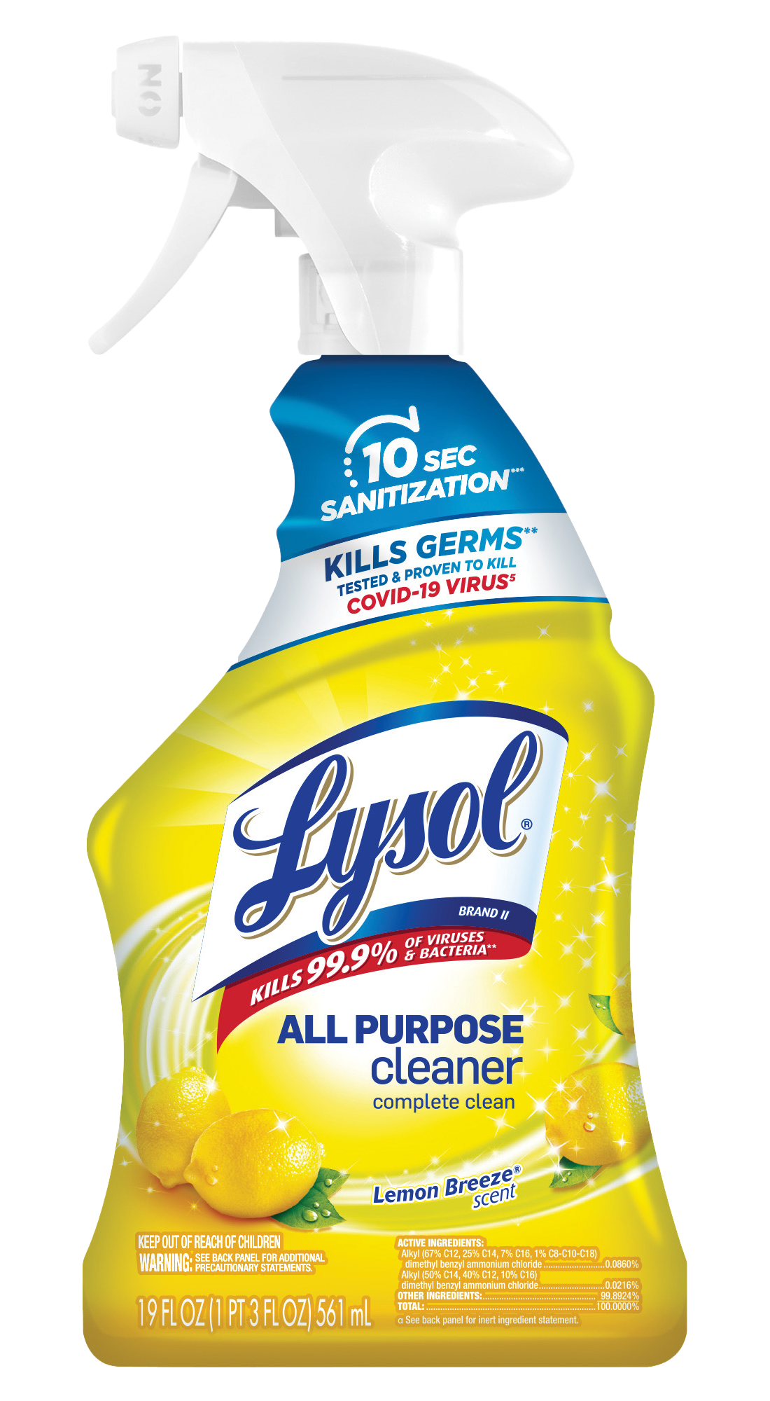 Lysol® All Purpose Cleaner Complete Clean Desinfectante Antibacterial ...
