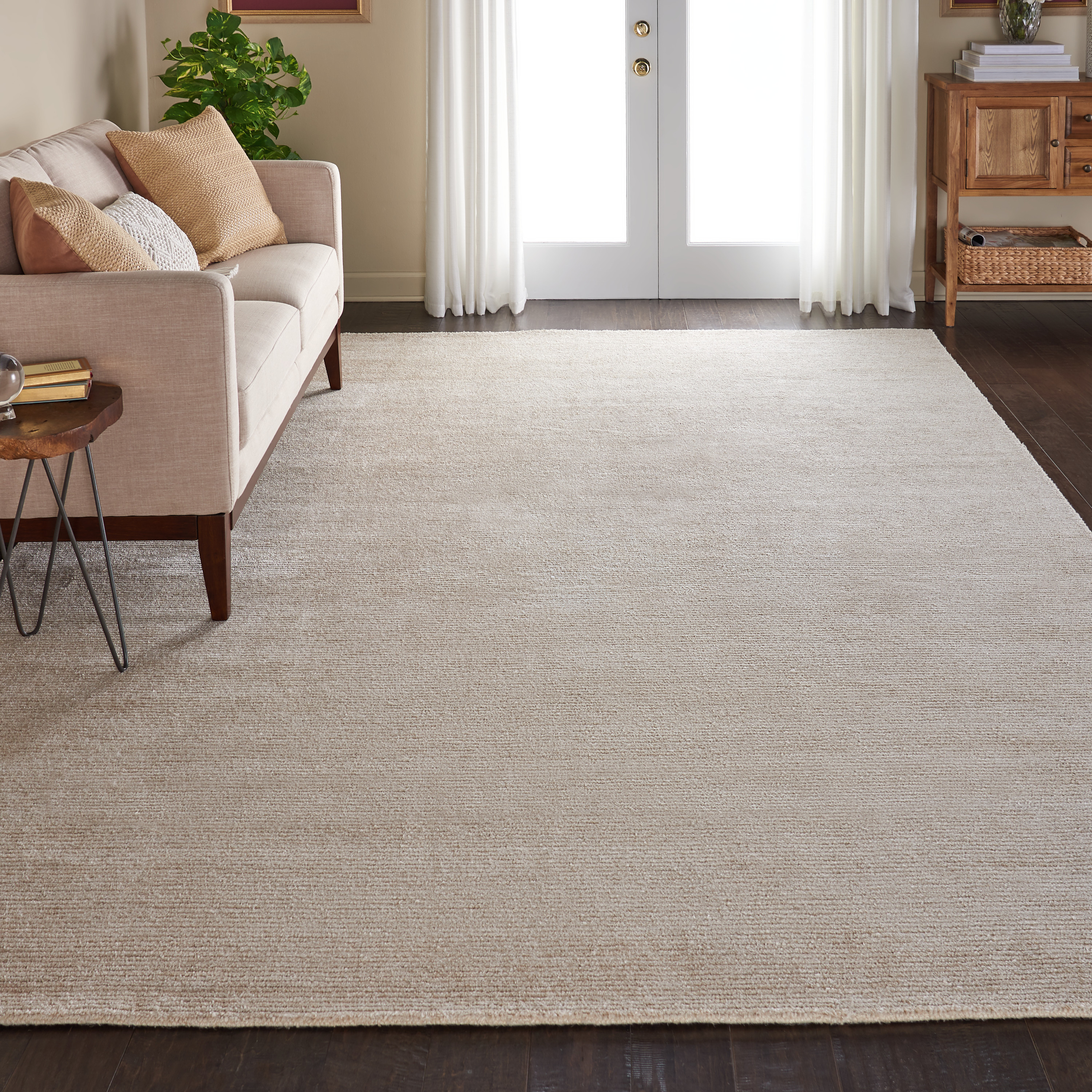 Nourison Weston 8' x 10'6" Linen Modern Indoor Rug