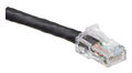 Copper Patch Cables 15 ft. Black 8 Position Modular Plug Cat 6