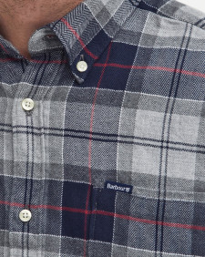 Kyeloch Tailored Long-Sleeved Shirt Blue Granite