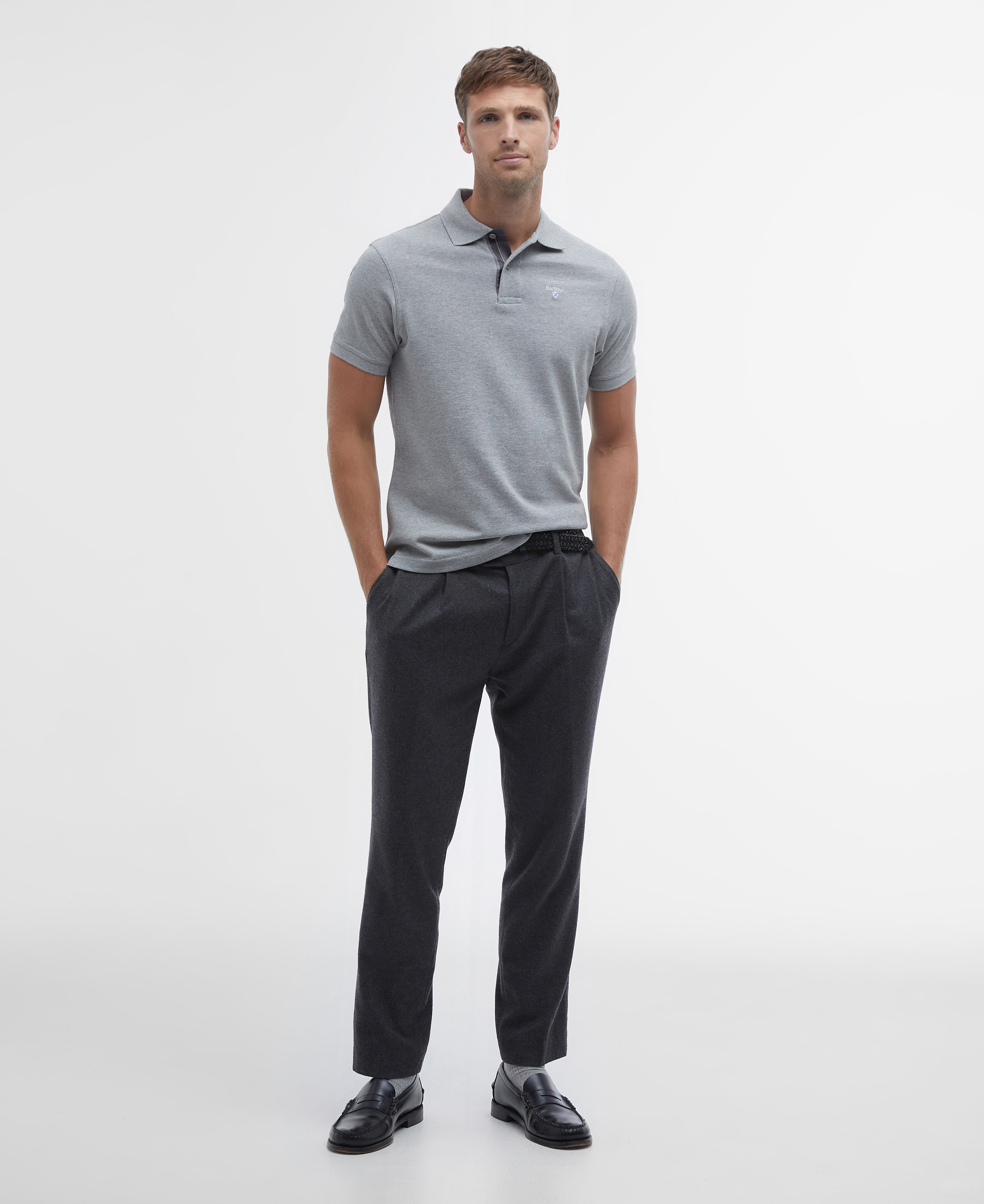 Tartan Pique Polo Shirt image number 1