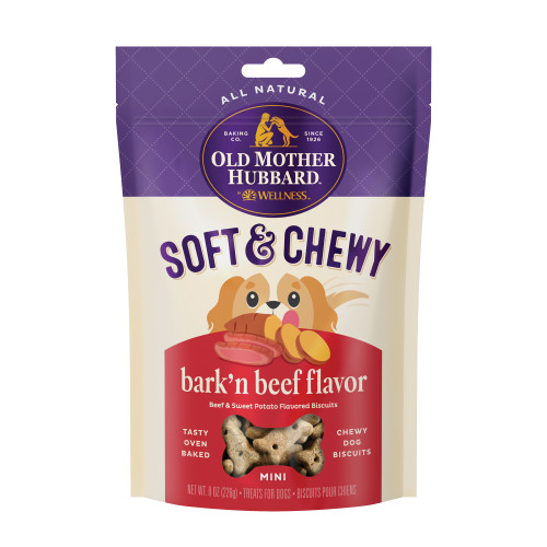 Old Mother Hubbard Soft & Chewy Bark’n Beef Flavor