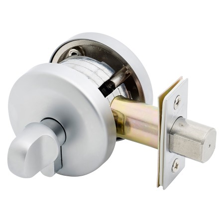 Neue Smooth Round Single Cylinder Deadbolt