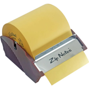 Manual Sticky Note Roll Dispenser with 150-Foot Paper Roll, Burgundy