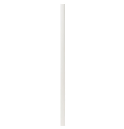 Refrigerator side by side fresh food handle tail trim piece
