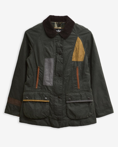 Barbour Re-Loved Beadnell Waxed Jacket - Size 10