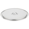 Stainless steel solid cover for 11 ½-quart double boiler inset