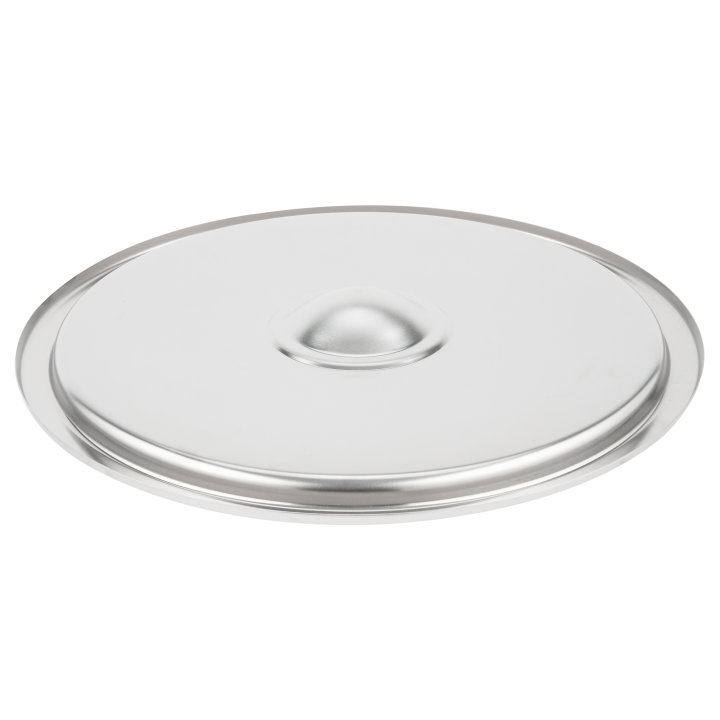 Stainless steel solid cover for 11 ½-quart double boiler inset