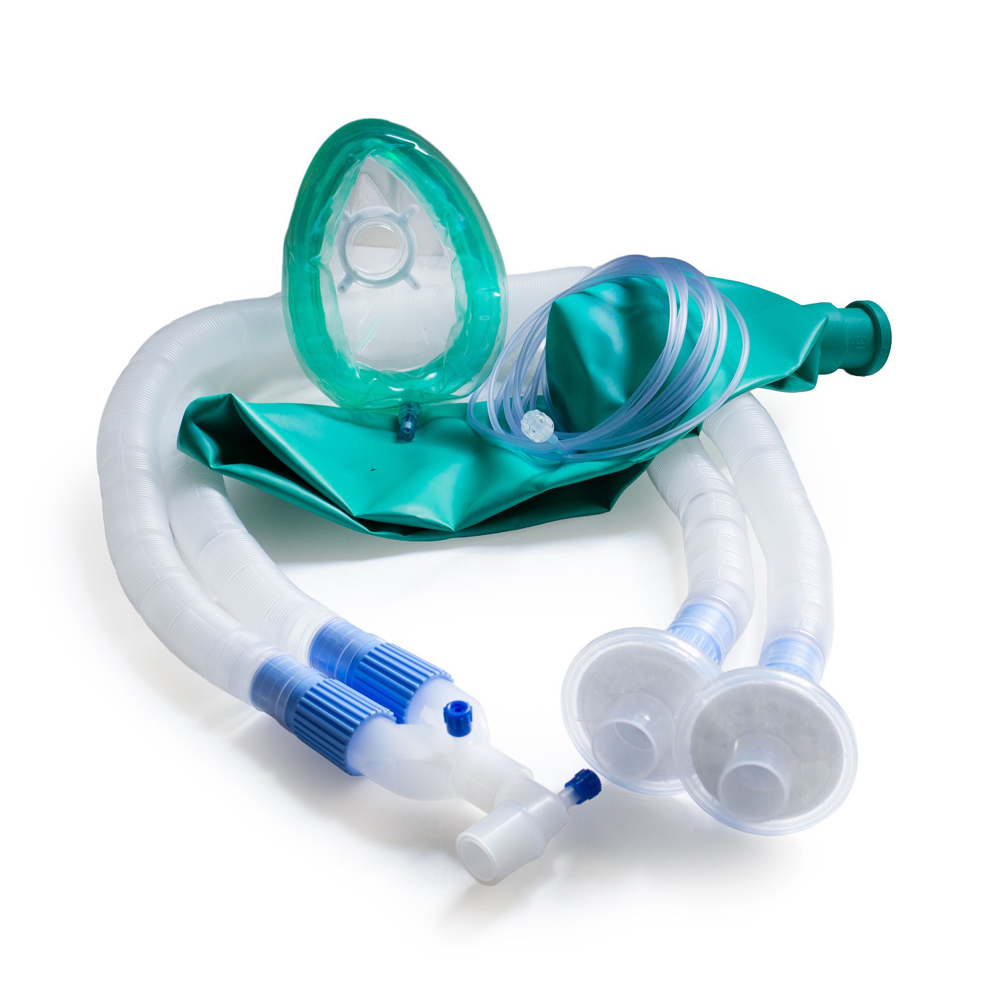 McKesson Anesthesia Breathing Circuit with Medium Mask and Straight Wye