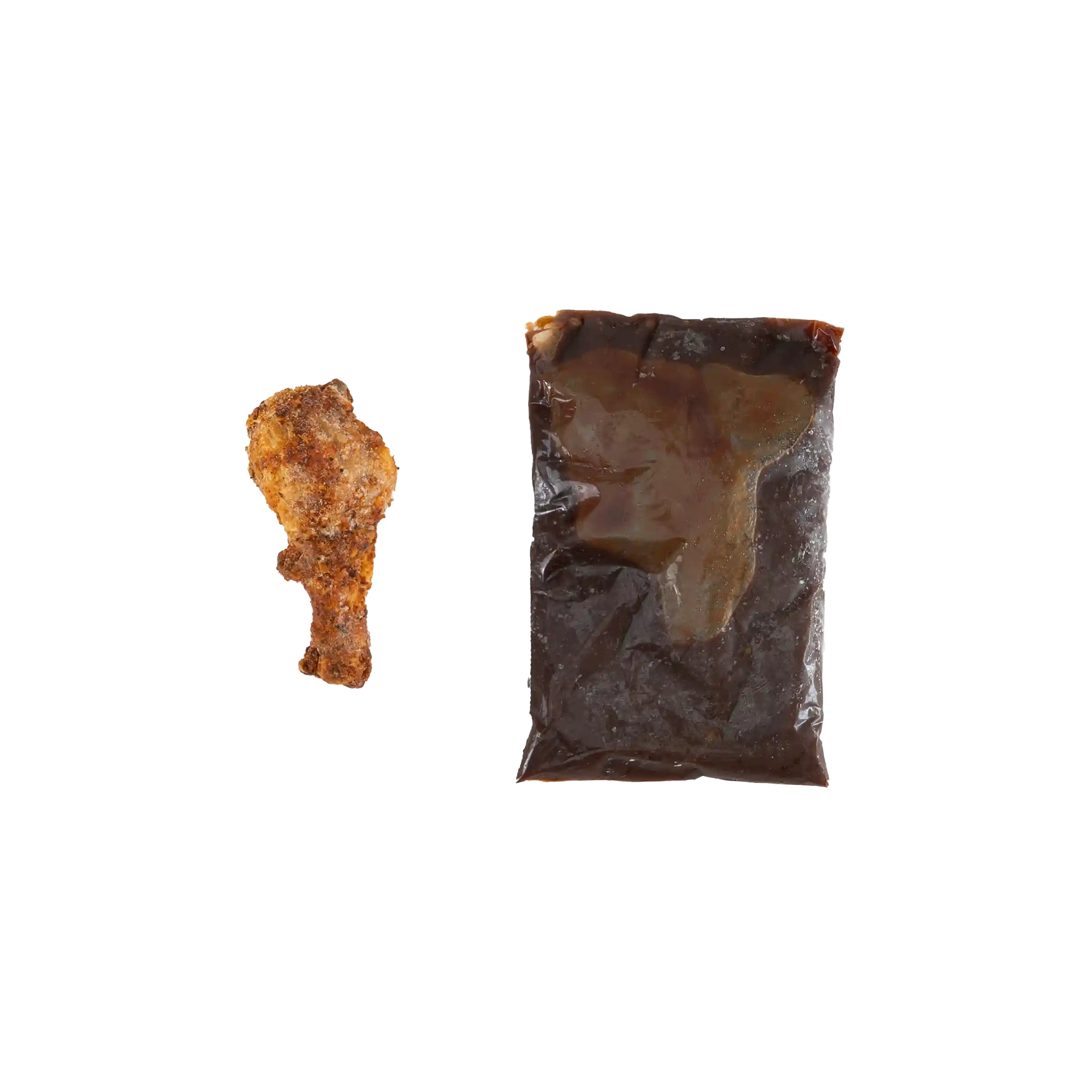 Tyson® Fully Cooked Unbreaded Chicken Drumsticks With BBQ Sauce Packets_image_2
