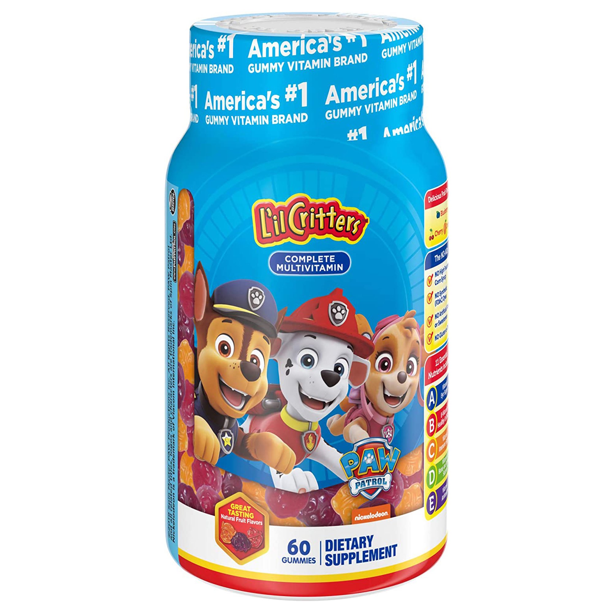 L'il Critters Paw Patrol Dietary Supplement Gummies