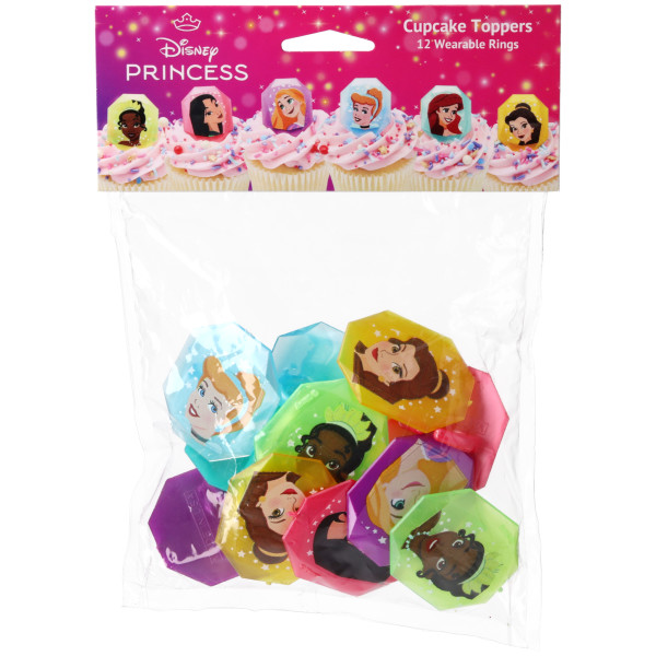 Disney Princess Characters Retail Cupcake Rings