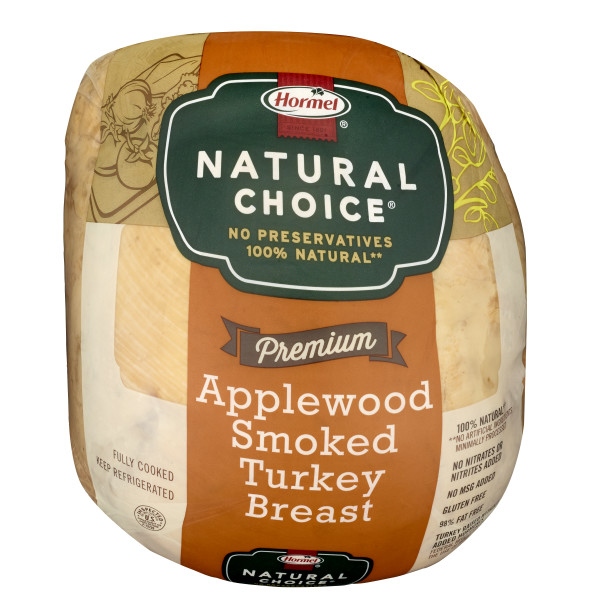 NATURAL CHOICE(r) Premium Applewood Smoked Turkey Breast, 2 pc . C1N1 - Front No Plunge In Package (Hi Res)