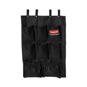 Rubbermaid Commercial, Executive 9-Pocket Organizer Hanging Cart Caddy, Black