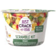 Just Crack an Egg Veggie Scramble Sharp White Cheddar Cheese, Potatoes, Broccoli, Mushrooms, Onions & Red Peppers, 3 oz Cup