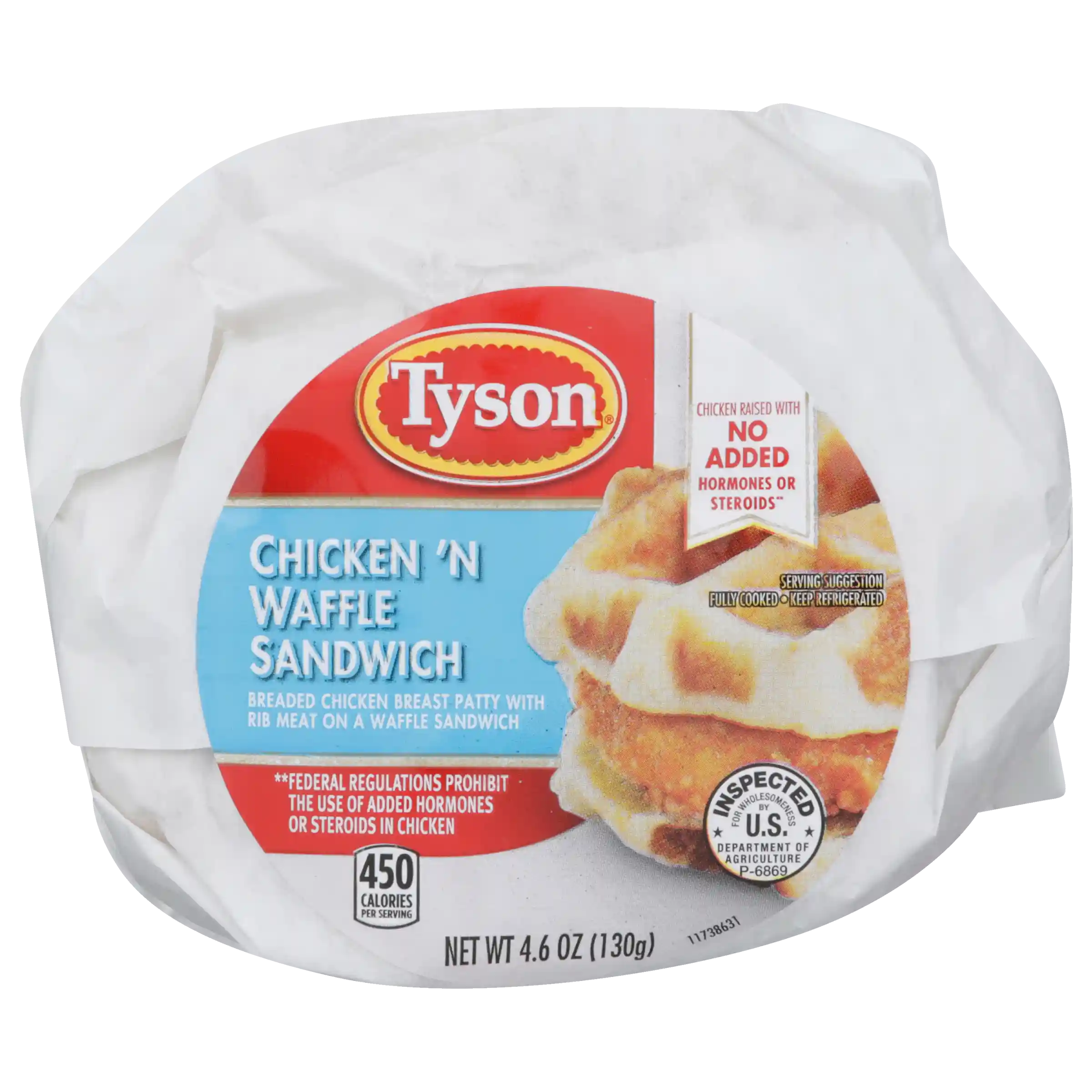 Tyson® Butcher-Wrapped Chicken & Waffles Sandwich_image_21