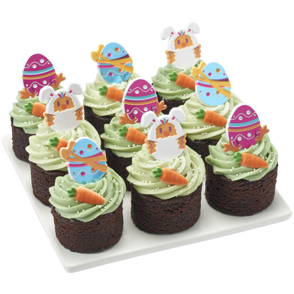 Egg-Cited for Easter Cupcake Rings