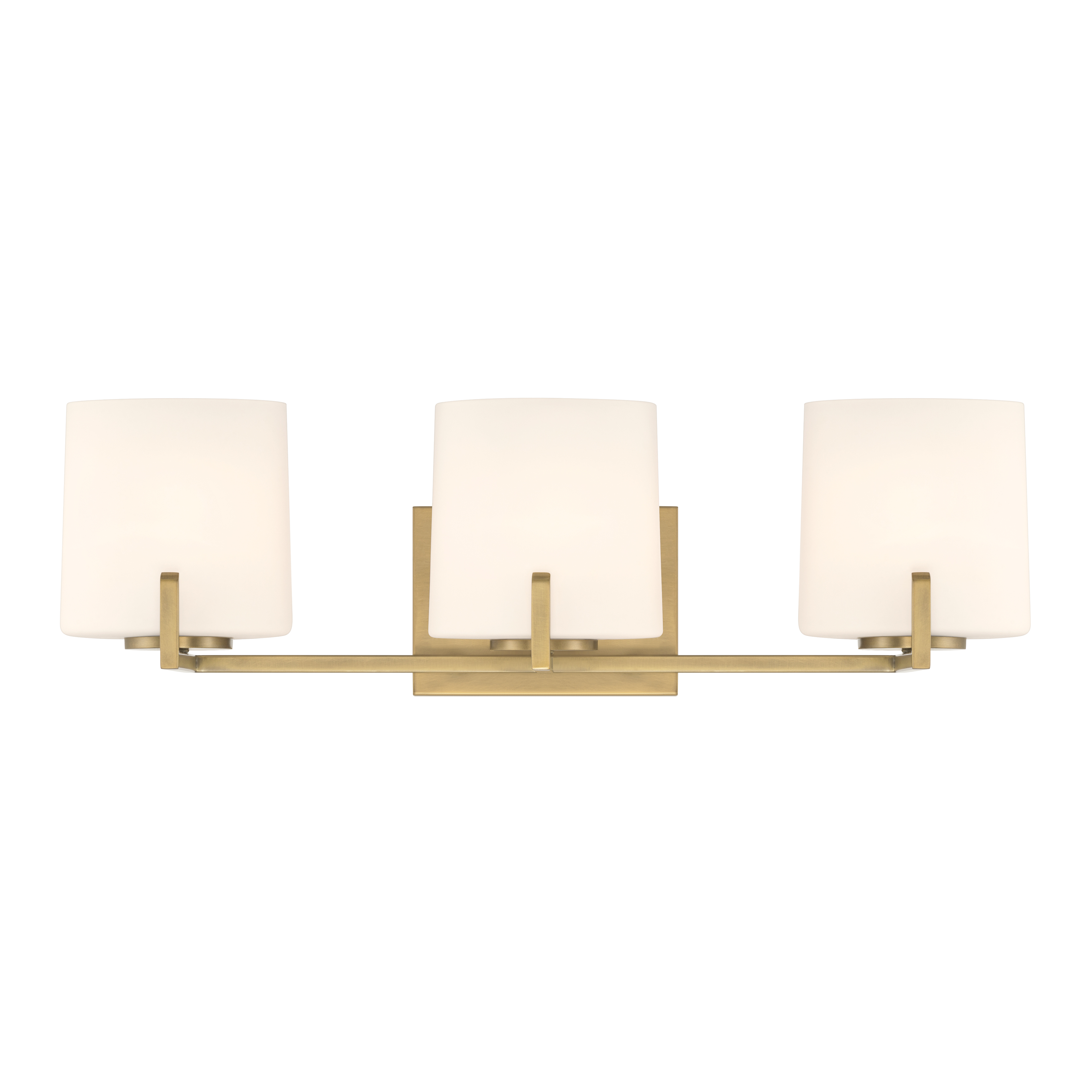 3-Light Vanity - Legacy Brass with Etched Opal Glass - alternate view