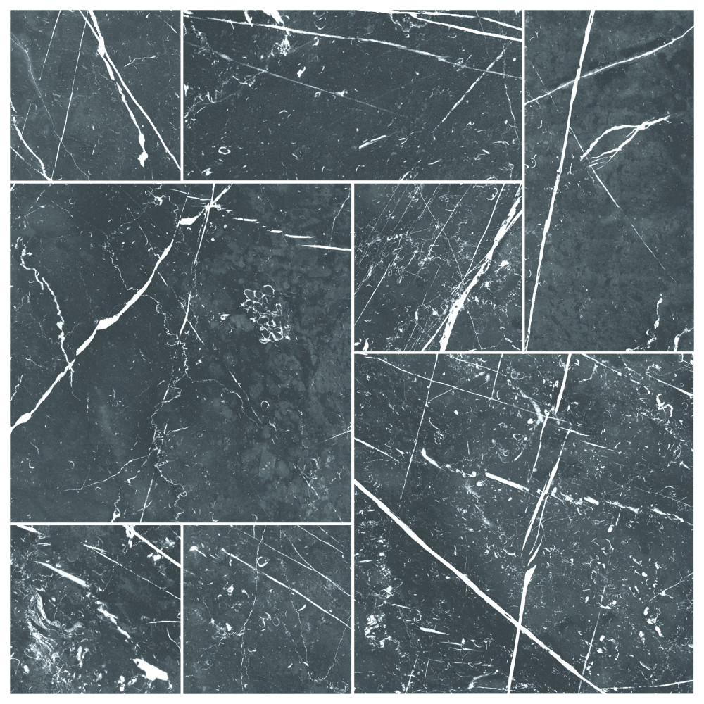 Timeless Marquina Natural Modular 39-3/8 in. x 39-3/8 in. Porcelain Floor and Wall Tile