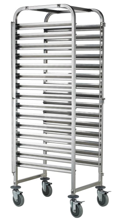 Light Disassembled trolley 45.5 x 63 cm 15 rails for GN pans