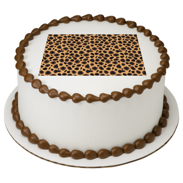 Leopard Pattern PhotoCake® Edible Image®