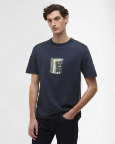 Paul Smith loves Barbour Wax Can Graphic T-Shirt Champion Blue