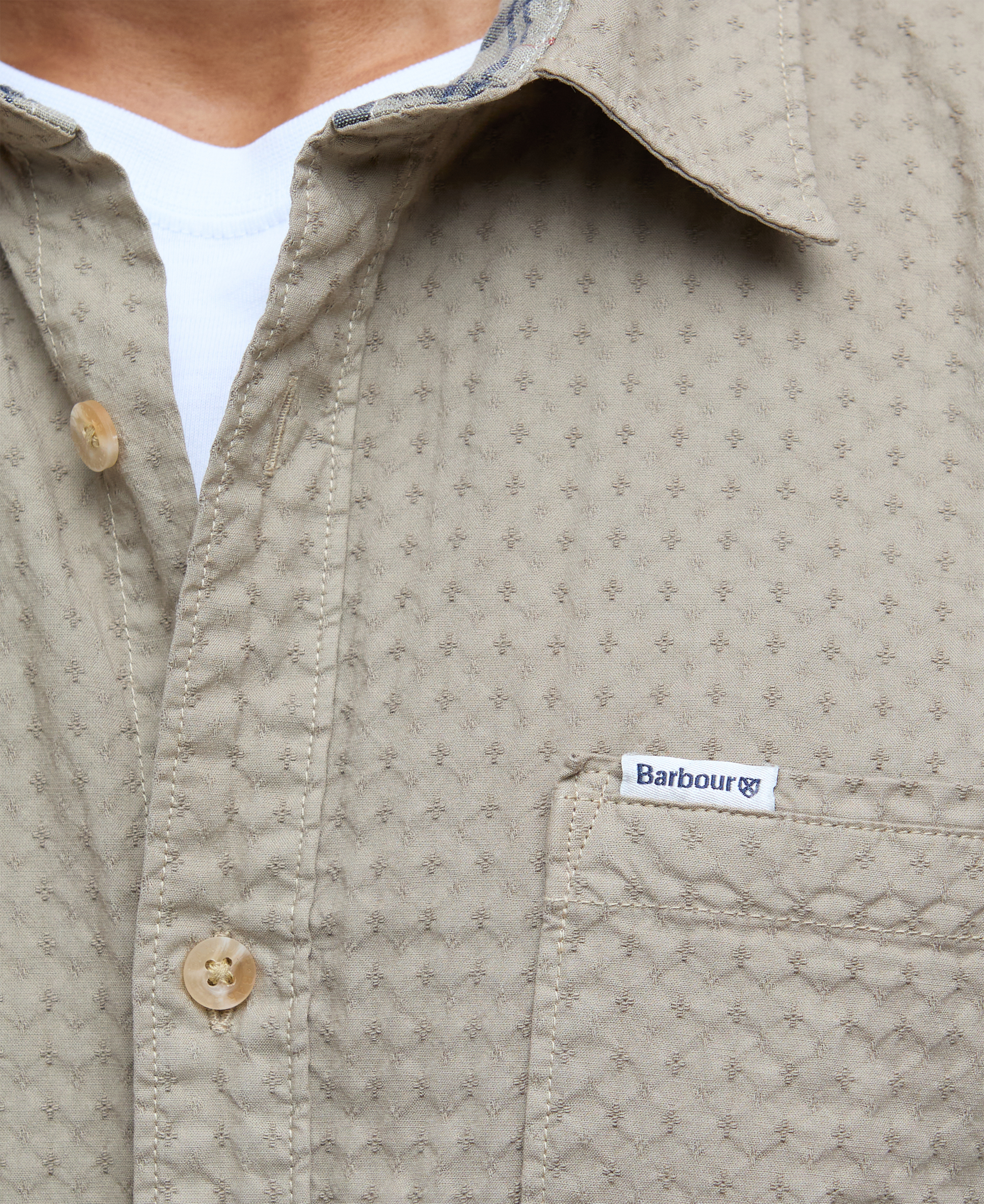 Irvine Textured Tailored Long-Sleeved Shirt image number 4