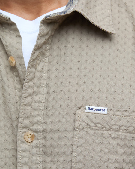 Irvine Textured Tailored Long-Sleeved Shirt