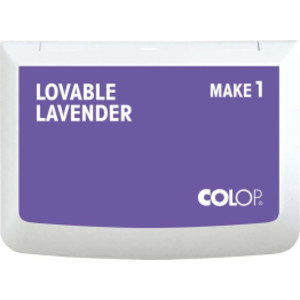 Make 1 Water-Based Acid-Free Craft Ink Stamp Pad, 3.5 x 2 Inches, Lovable Lavender