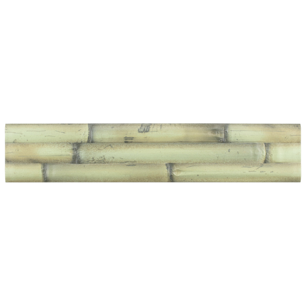 Bamboo Albufera Verde 4 in. x 19-3/4 in. Ceramic Wall Tile