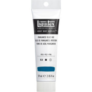 Professional Heavy Body Acrylic Paint, 59 mL Tube, Manganese Blue Hue