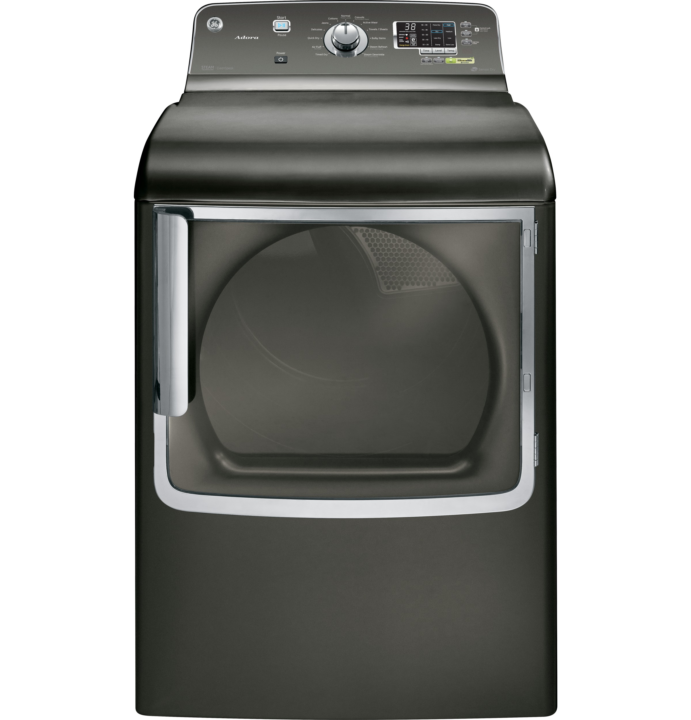 GE® Adora 7.8 cu. ft. stainless steel capacity electric dryer with steam