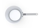 2-quart heavy-duty stainless steel tapered saucepan and plated handle