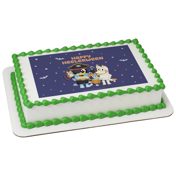 Bluey Happy Halloween PhotoCake® Edible Image®