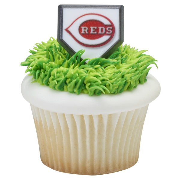 MLB® Home Plate Team Logo Cupcake Rings