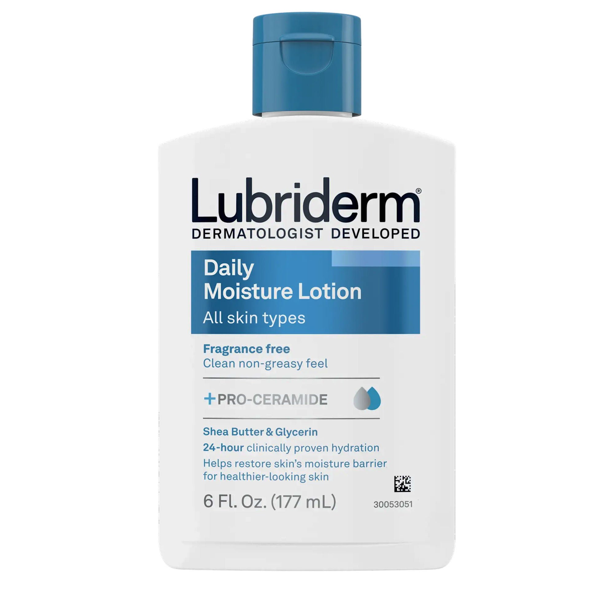 Lubriderm® Daily Moisture Lotion Unscented, 16-ounce Pump Bottle