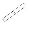 Rubbermaid Commercial, Metal, 48", Clip-On Dust Mop Frame