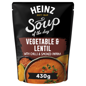  Heinz Soup of the Day® Vegetable & Lentil With Chilli & Smoked Paprika Soup 430g 