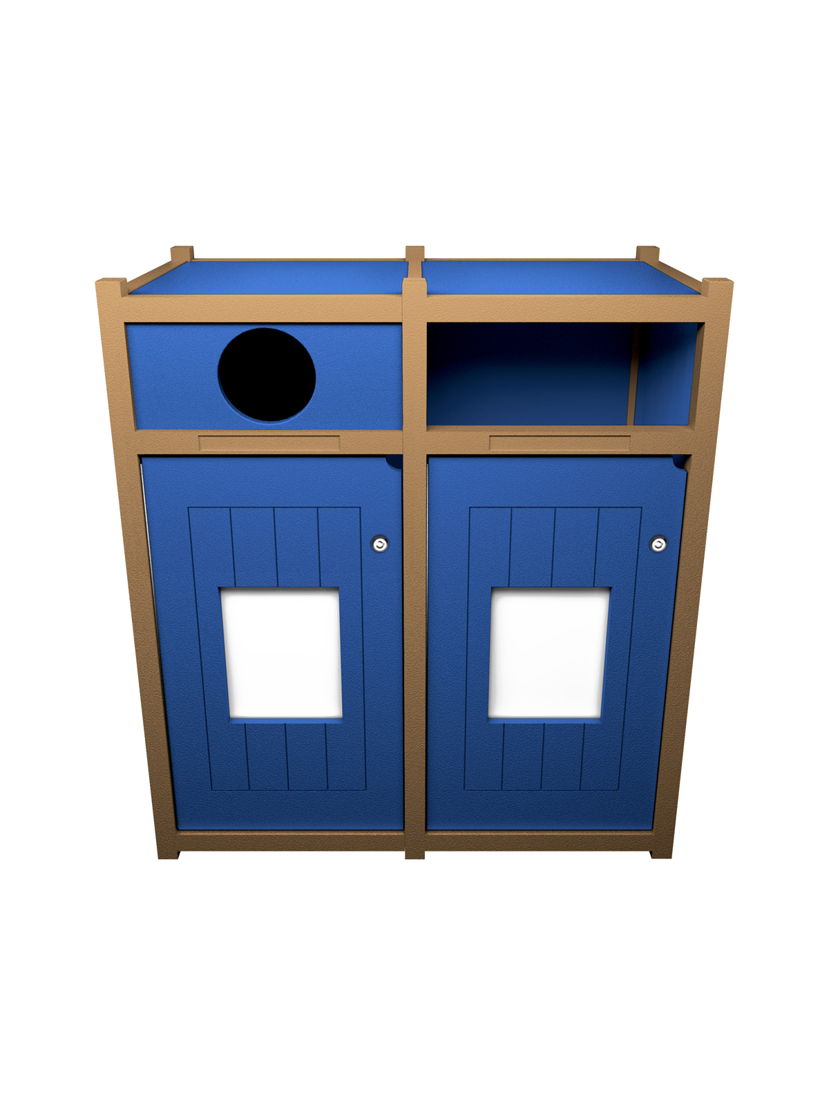 VISION – Double – Unit – Circle-Full – Cedar-Blue