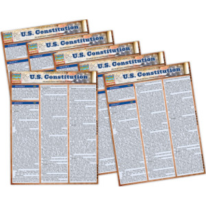 Laminated Study Guide, U.S. Constitution
