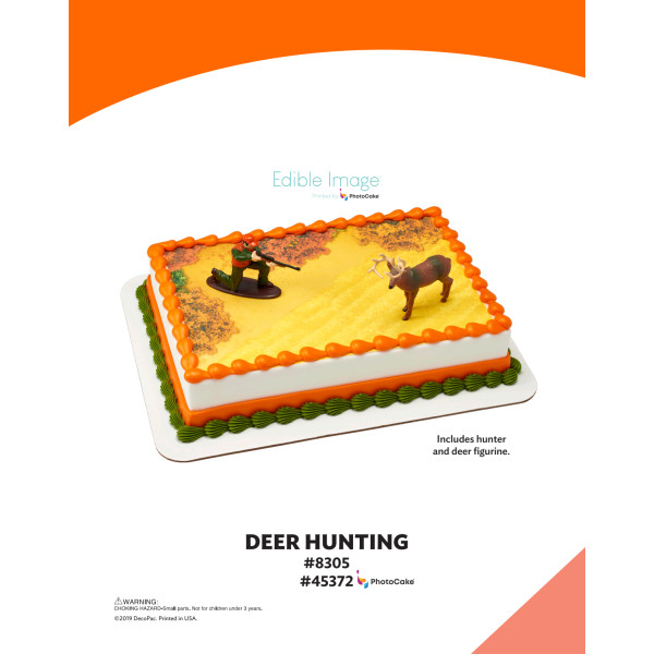 Deer Hunting The Magic of Cakes® PhotoCake® Enhanced Background Page