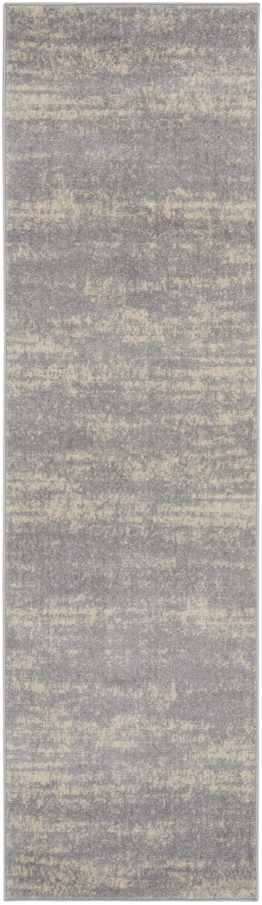 Nourison Nourison Essentials 2' x 6' Grey Beige Modern Rug
