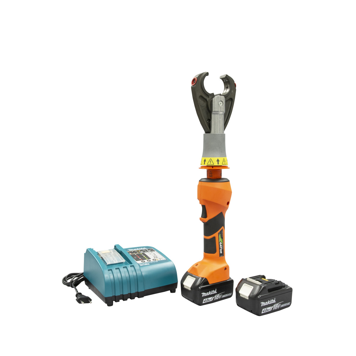 6 Ton Insulated Crimper with CJ22 Head and 230V Charger. 1000v Insulation. Brush guarded head - helps avoid accidental contact with conductors. Tri-insulation barrier - Provides three (3) layers of protection (Patent Pending). 360° Rotating head  - For improved agility in confined work spaces. Double -tap safety feature option -Prevents unintentional operation. Bluetooth® communication