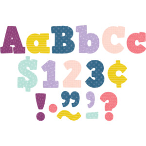 Oh Happy Day Bold Block 4" Letters Combo Pack, 230 Pieces