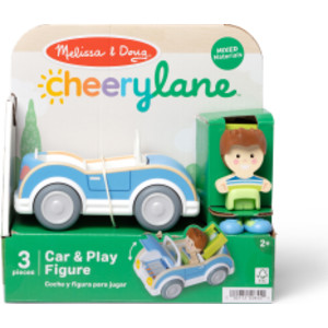 Cheery Lane Car and Play Figure-Blue