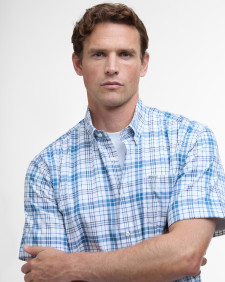 Drafthill Regular Short-Sleeved Shirt Brook Blue