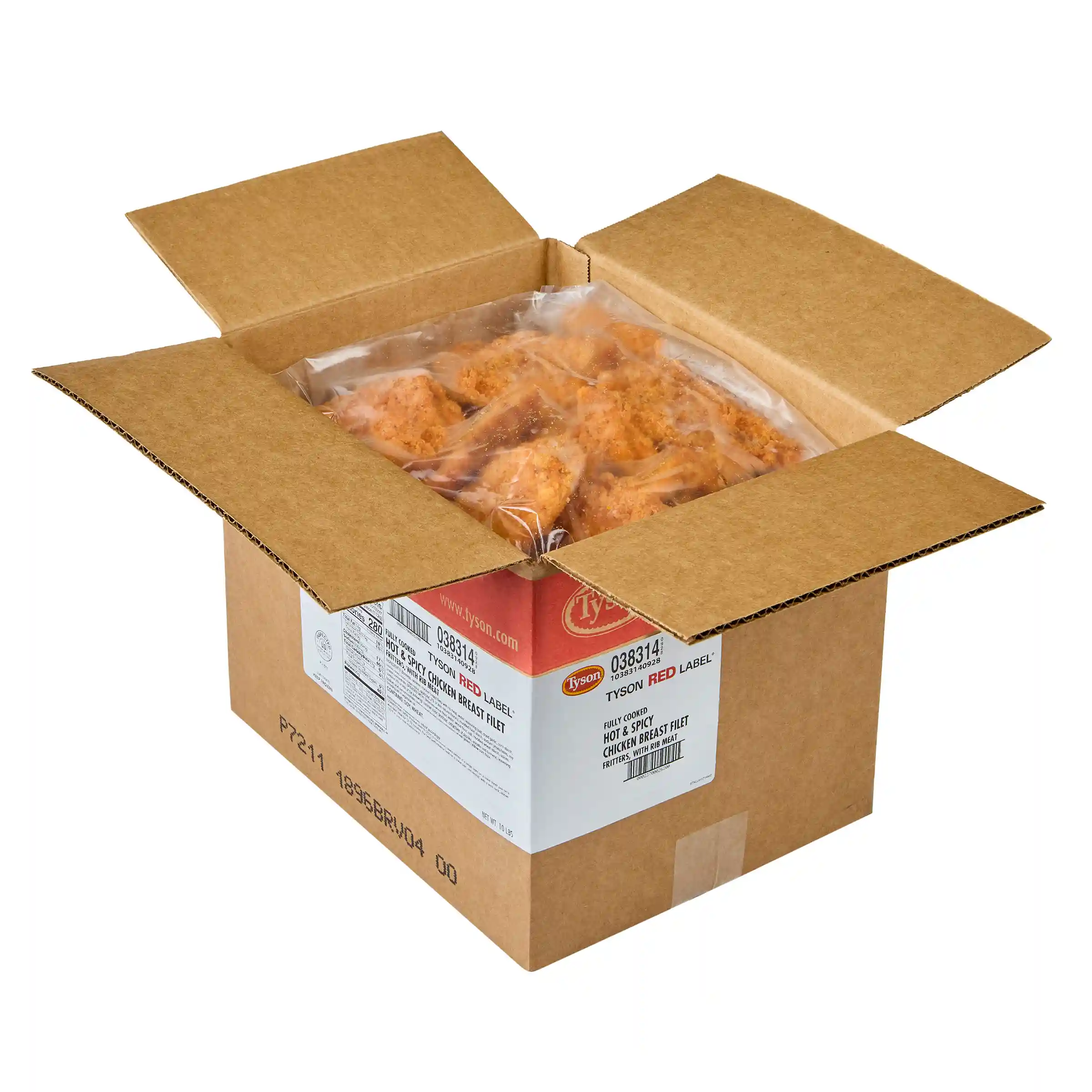 Tyson Red Label® Fully Cooked Hot & Spicy Chicken Breast Filet Fritters, 4 oz. _image_4