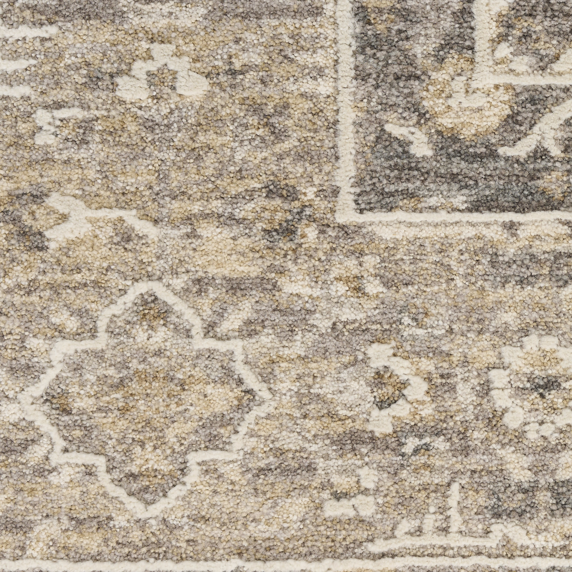 Nourison Retreat 9'6" x 13'2" Grey Vintage Indoor Rug